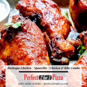 Barbenque Chicken Chicken & Ribs Combo order online Perfect 2 for 1 Pizza Spareribs